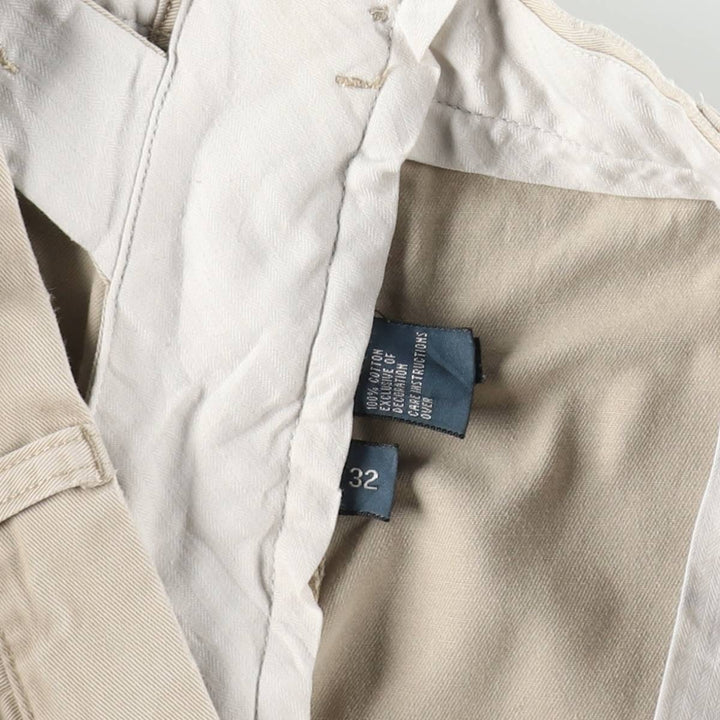 Ralph Lauren POLO by Ralph Lauren Chino Shorts Short Pants Men's W32 equivalent cotton Beige type Vintage Second Hand