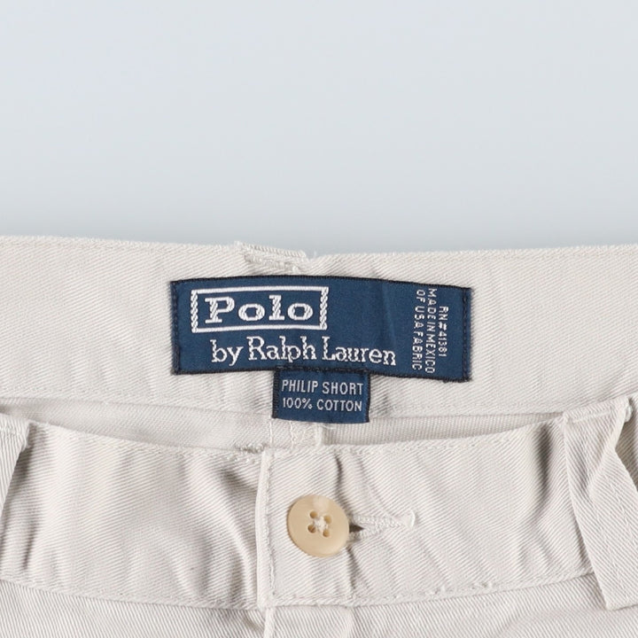 Ralph Lauren POLO by Ralph Lauren PHILIP SHORT Chino shorts Short pants Men's W34 equivalent cotton Beige type Vintage Second Hand