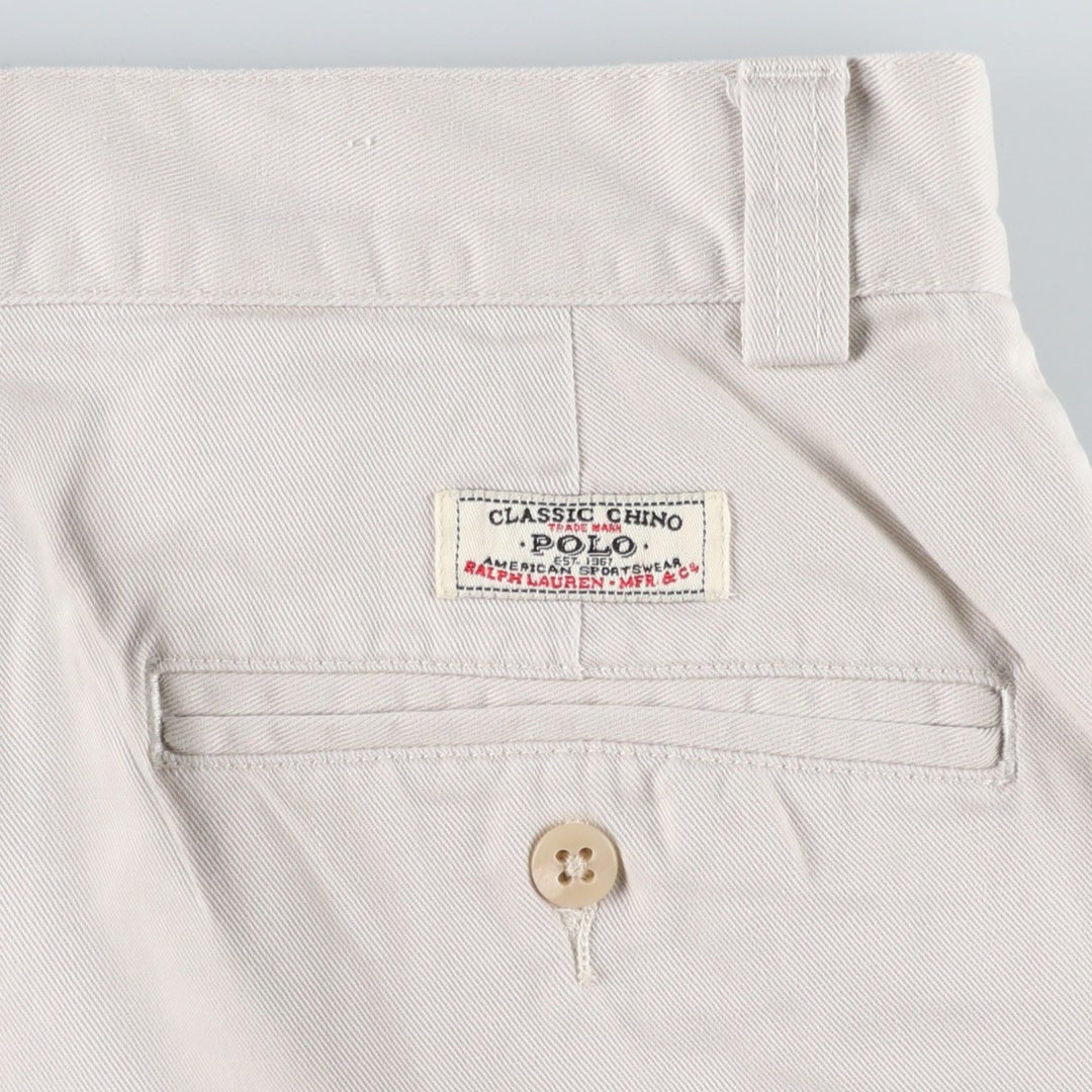 Ralph Lauren POLO by Ralph Lauren PHILIP SHORT Chino shorts Short pants Men's W34 equivalent cotton Beige type Vintage Second Hand
