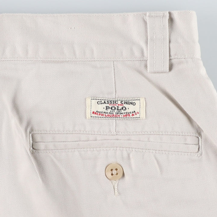 Ralph Lauren POLO by Ralph Lauren PHILIP SHORT Chino shorts Short pants Men's W34 equivalent cotton Beige type Vintage Second Hand