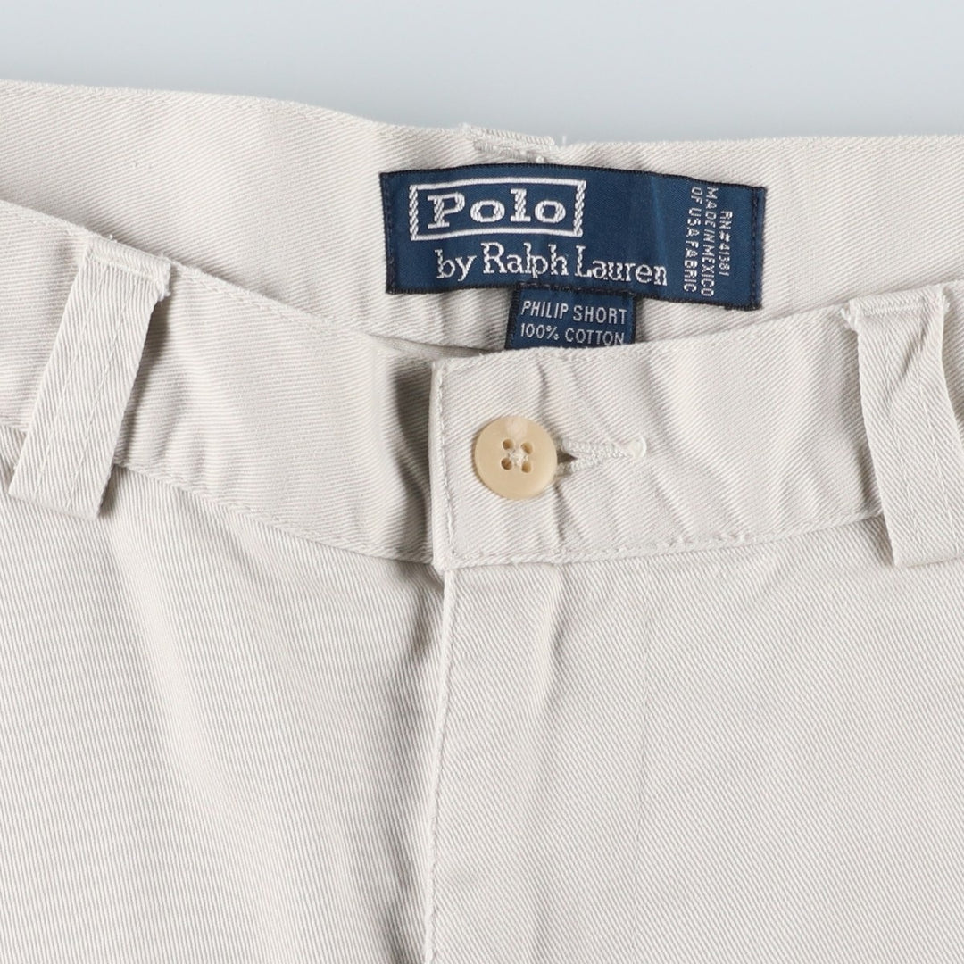 Ralph Lauren POLO by Ralph Lauren PHILIP SHORT Chino shorts Short pants Men's W34 equivalent cotton Beige type Vintage Second Hand