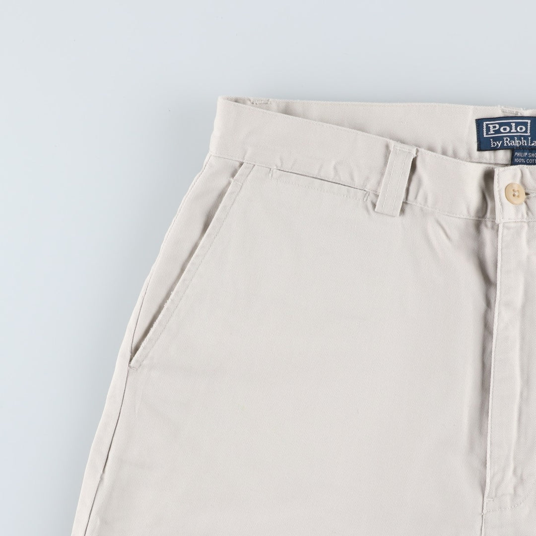 Ralph Lauren POLO by Ralph Lauren PHILIP SHORT Chino shorts Short pants Men's W34 equivalent cotton Beige type Vintage Second Hand