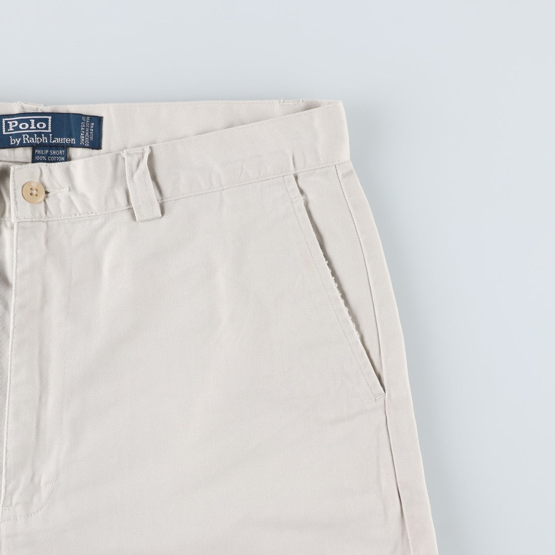 Ralph Lauren POLO by Ralph Lauren PHILIP SHORT Chino shorts Short pants Men's W34 equivalent cotton Beige type Vintage Second Hand