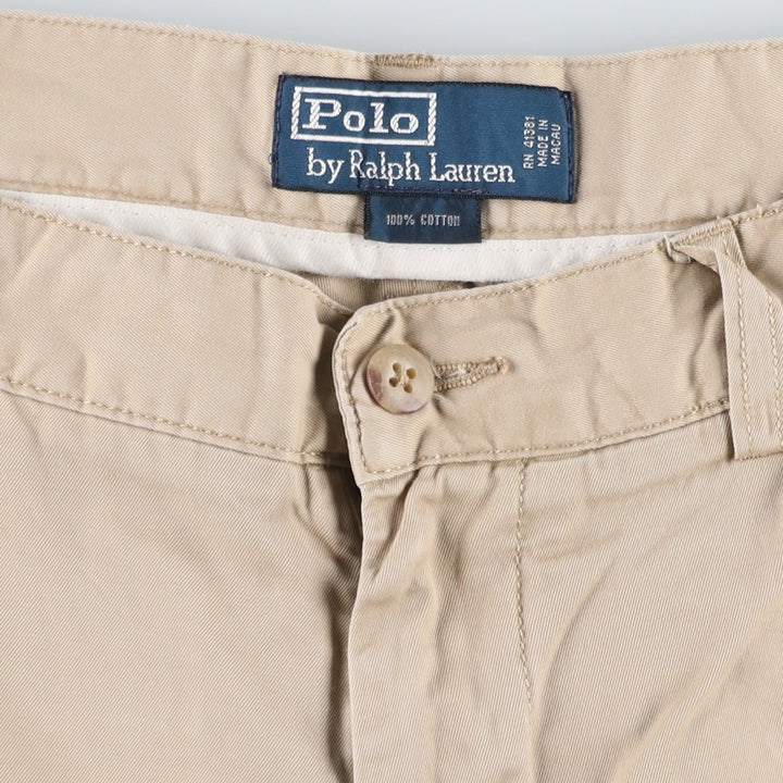 Ralph Lauren POLO by Ralph Lauren Chino Shorts Shorts Men's W36 cotton Beige type Vintage Second Hand