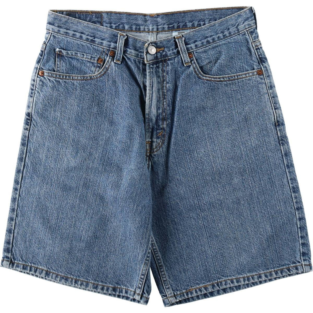 Levi's 550 Relaxed Fit Denim Shorts, Men's Size 33 (approx.) cotton blue type Vintage Second Hand