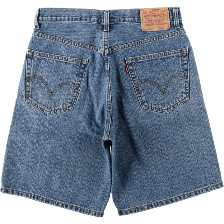 Levi's 550 Relaxed Fit Denim Shorts, Men's Size 33 (approx.) cotton blue type Vintage Second Hand