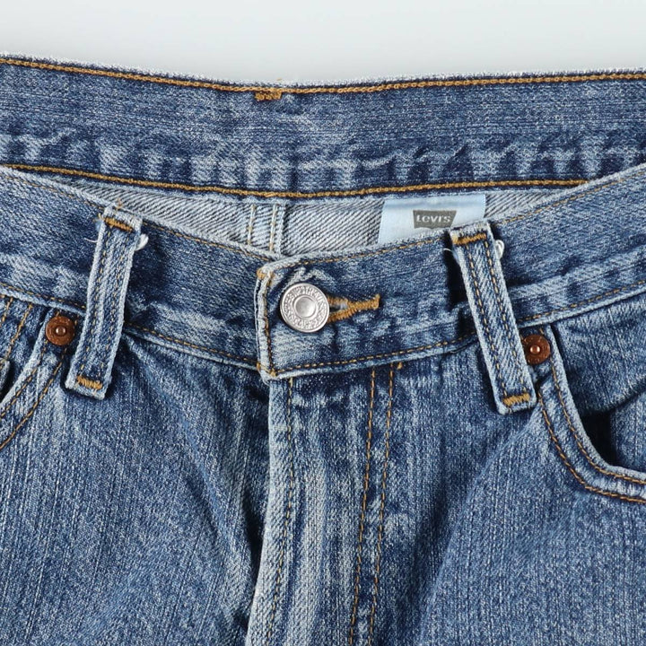 Levi's 550 Relaxed Fit Denim Shorts, Men's Size 33 (approx.) cotton blue type Vintage Second Hand