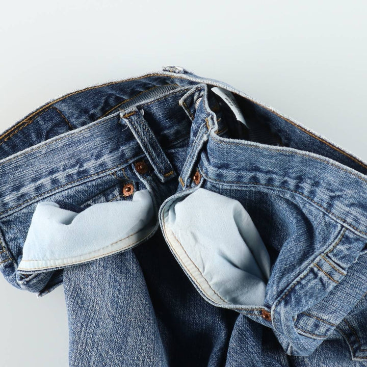 Levi's 550 Relaxed Fit Denim Shorts, Men's Size 33 (approx.) cotton blue type Vintage Second Hand