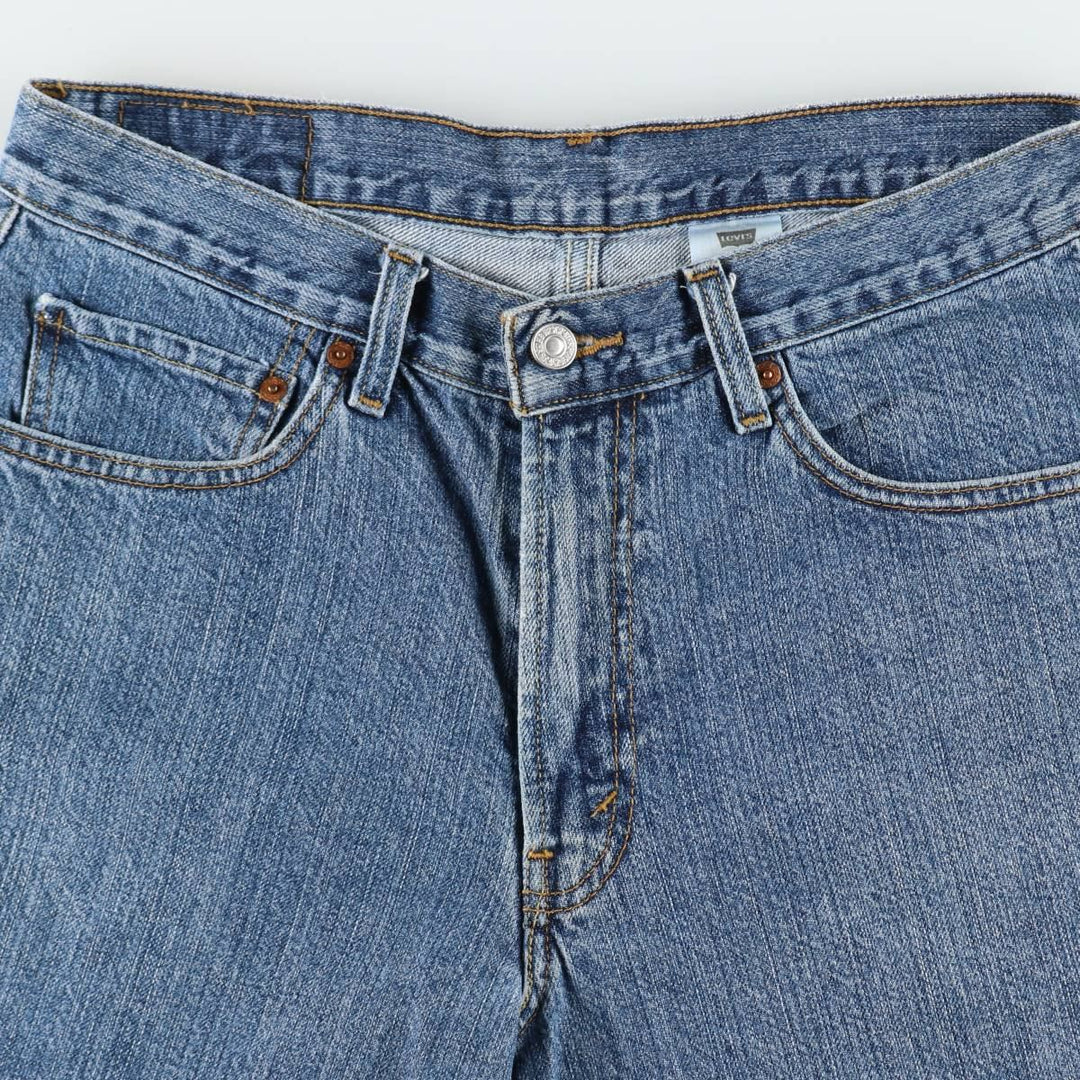 Levi's 550 Relaxed Fit Denim Shorts, Men's Size 33 (approx.) cotton blue type Vintage Second Hand
