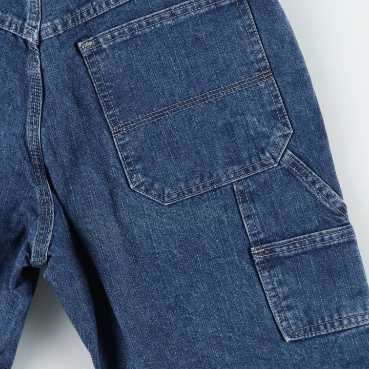 Wrangler denim painter shorts, men's size W30 (approx.) cotton blue type Vintage Second Hand