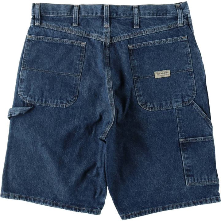 Wrangler Denim Painter Shorts, Men's Size W34 cotton blue type Vintage Second Hand