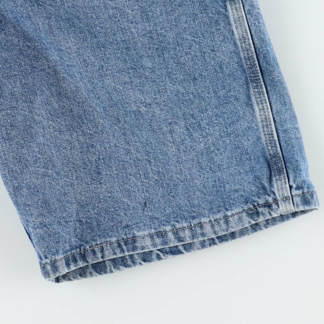 Wrangler denim painter shorts, men's size W32 (approx.) cotton blue type Vintage Second Hand