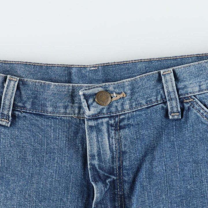 Wrangler denim painter shorts, men's size W32 (approx.) cotton blue type Vintage Second Hand