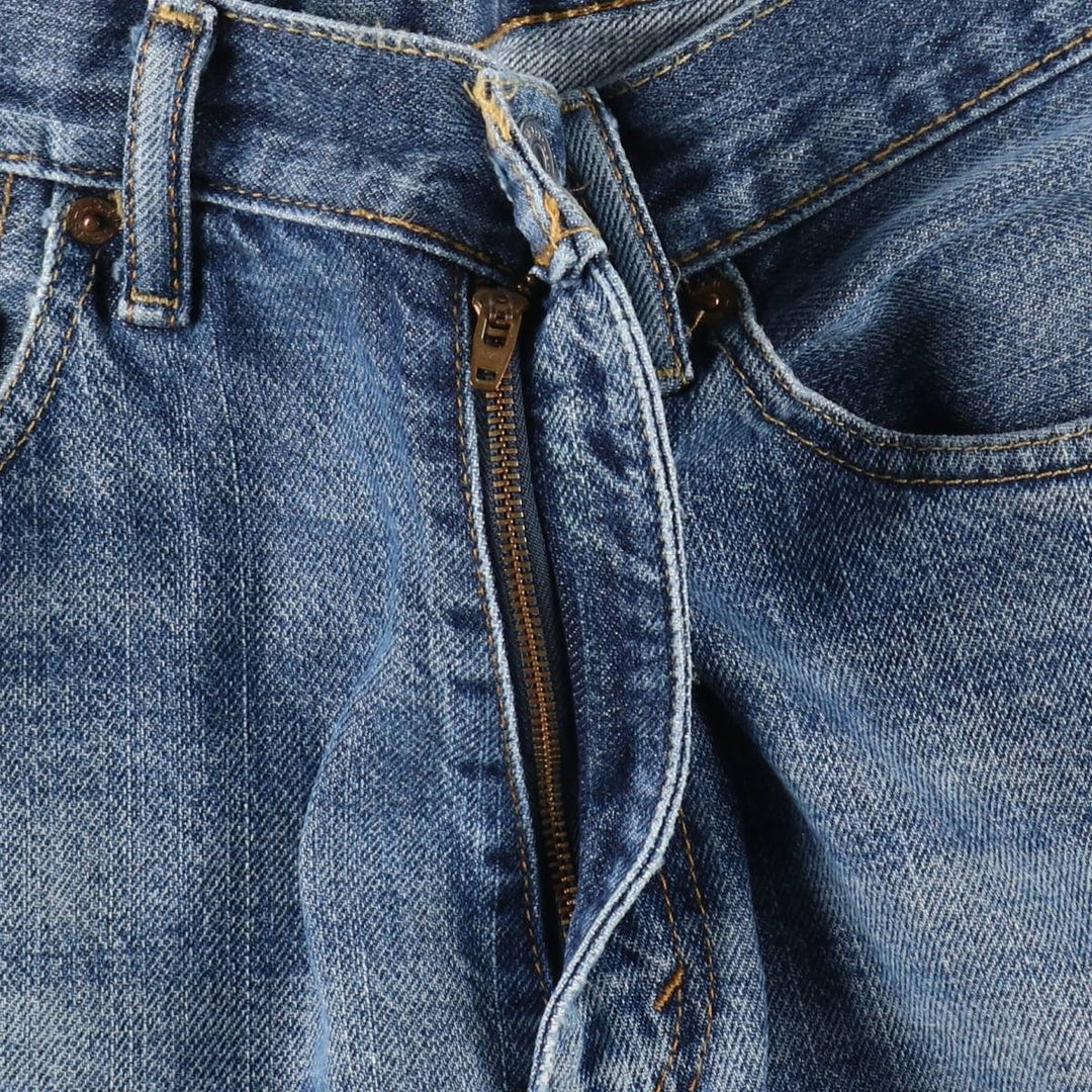 Levi's denim shorts, men's size W34 (approx.) cotton blue type Vintage Second Hand