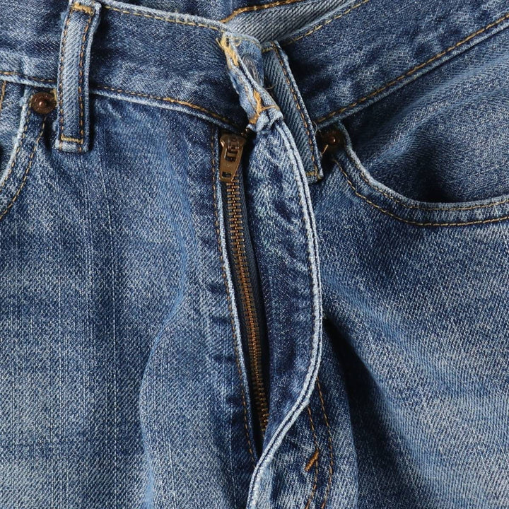 Levi's denim shorts, men's size W34 (approx.) cotton blue type Vintage Second Hand