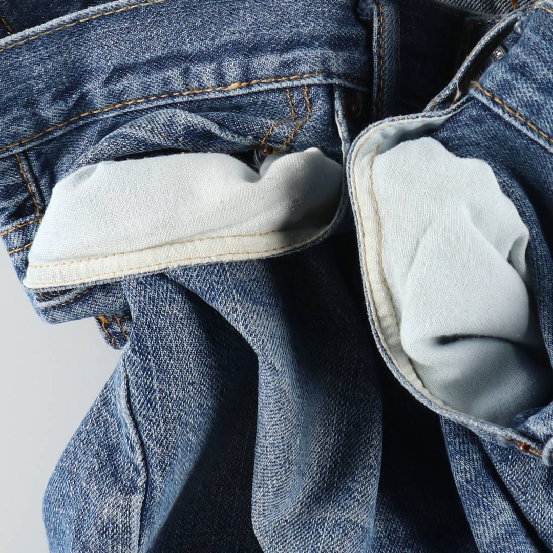 Levi's denim shorts, men's size W34 (approx.) cotton blue type Vintage Second Hand