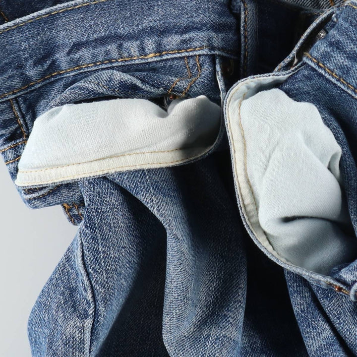 Levi's denim shorts, men's size W34 (approx.) cotton blue type Vintage Second Hand