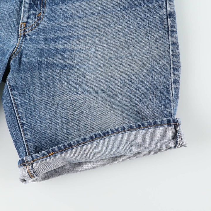 Levi's denim shorts, men's size W34 (approx.) cotton blue type Vintage Second Hand