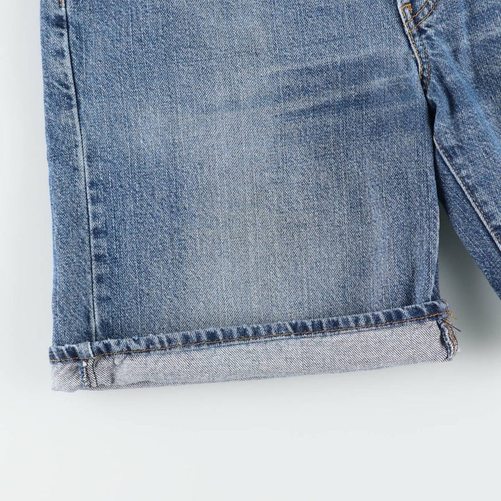 Levi's denim shorts, men's size W34 (approx.) cotton blue type Vintage Second Hand
