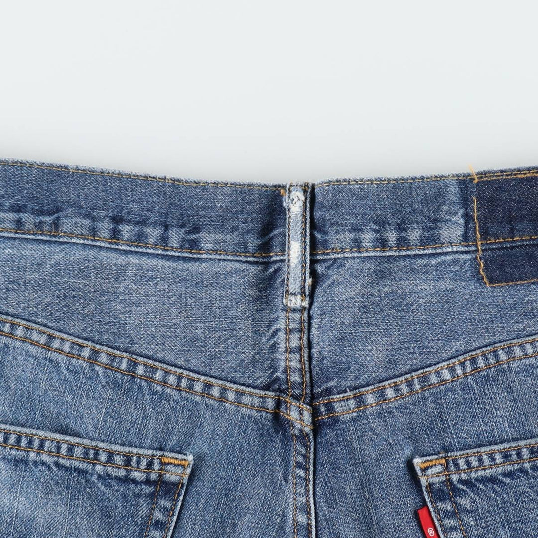 Levi's denim shorts, men's size W34 (approx.) cotton blue type Vintage Second Hand