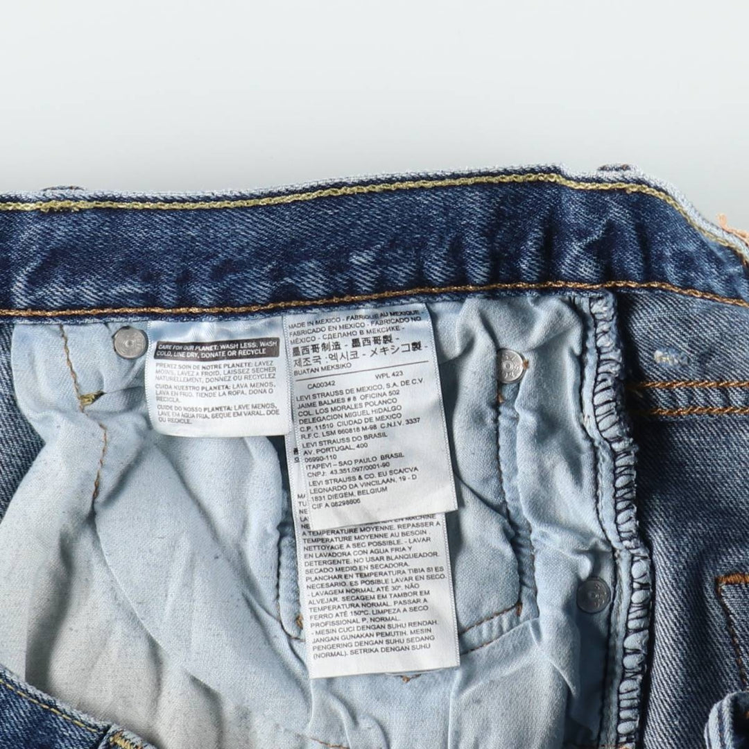 Levi's 569 Denim Shorts, Half Pants, Men's Size 37 cotton blue type Vintage Second Hand