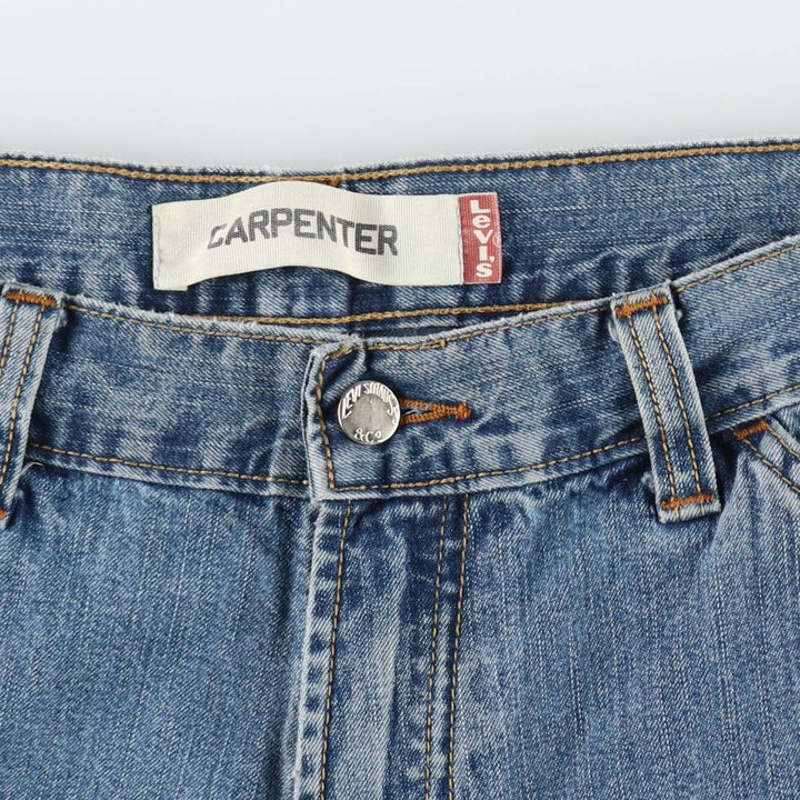 Levi's Carpenter Denim Painter Shorts, Men's Size W35 (approx.) cotton blue type Vintage Second Hand