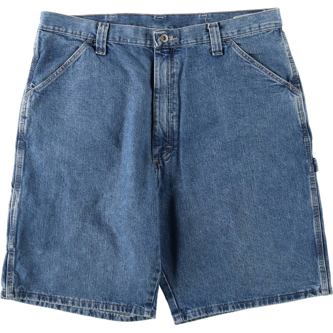 Wrangler Carpenter Denim Painter Shorts (Men's W37 equivalent) cotton blue type Vintage Second Hand