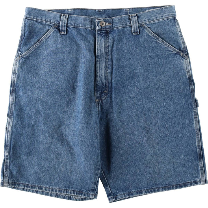 Wrangler Carpenter Denim Painter Shorts (Men's W37 equivalent) cotton blue type Vintage Second Hand