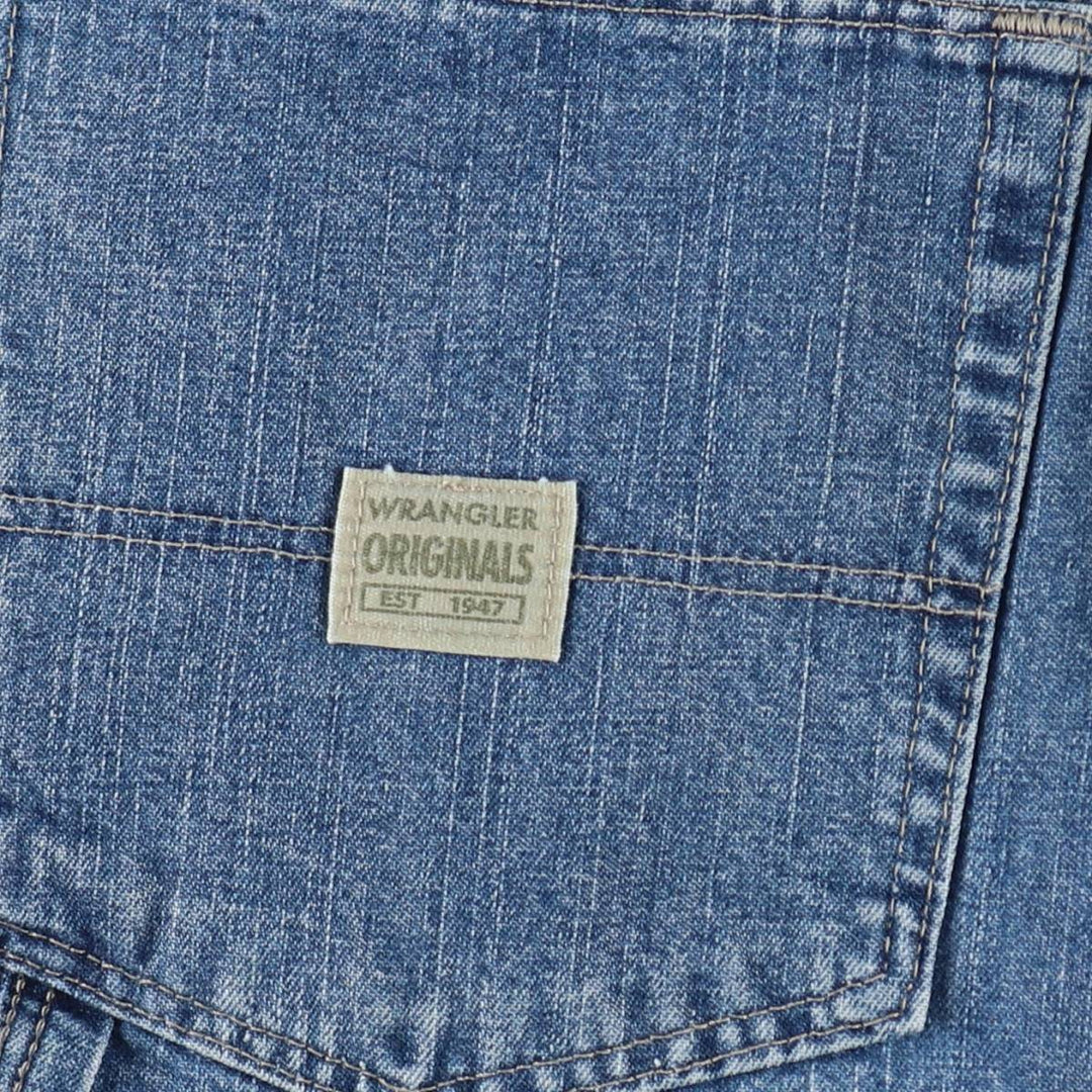 Wrangler Carpenter Denim Painter Shorts (Men's W37 equivalent) cotton blue type Vintage Second Hand