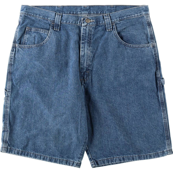 Wrangler Carpenter Denim Painter Shorts (Men's W38 equivalent) cotton blue type Vintage Second Hand