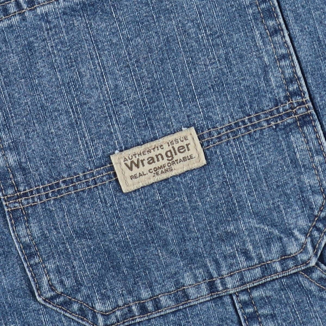 Wrangler Carpenter Denim Painter Shorts (Men's W38 equivalent) cotton blue type Vintage Second Hand