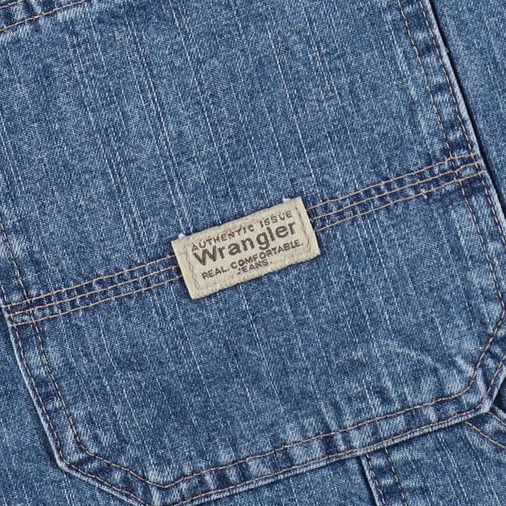 Wrangler Carpenter Denim Painter Shorts (Men's W38 equivalent) cotton blue type Vintage Second Hand