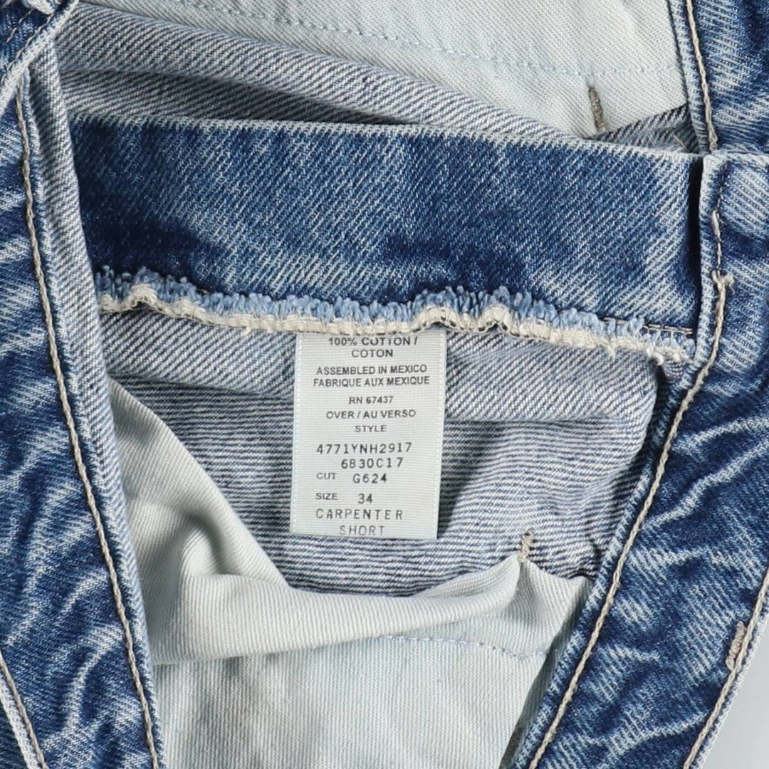 2000'S Ralph Lauren POLO JEANS COMPANY denim painter shorts, men's size W35 (approx.) cotton blue type Vintage Second Hand