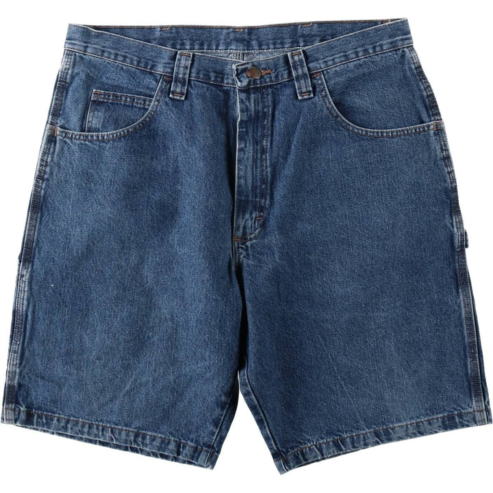 00'S Wrangler CARPENTER Denim Painter Shorts, Men's, W36 equivalent cotton blue type Vintage Second Hand