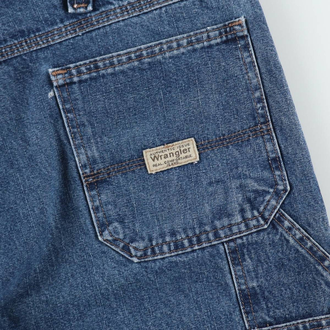 00'S Wrangler CARPENTER Denim Painter Shorts, Men's, W36 equivalent cotton blue type Vintage Second Hand
