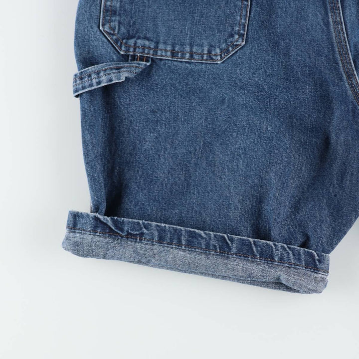 00'S Wrangler CARPENTER Denim Painter Shorts, Men's, W36 equivalent cotton blue type Vintage Second Hand