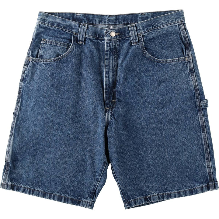 2000'S Wrangler Carpenter Denim Painter Shorts, Men's, Size W37 cotton blue type Vintage Second Hand