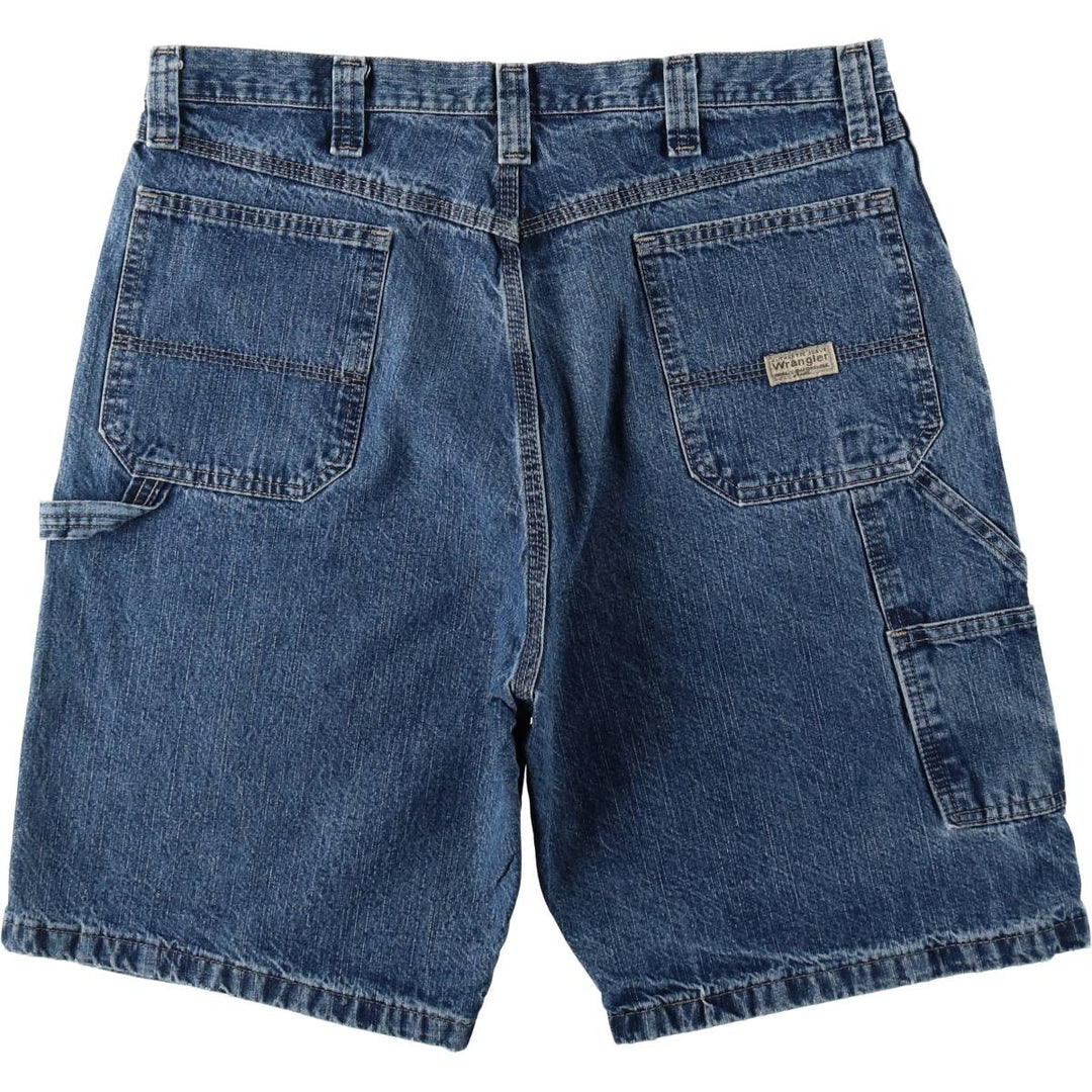 2000'S Wrangler Carpenter Denim Painter Shorts, Men's, Size W37 cotton blue type Vintage Second Hand