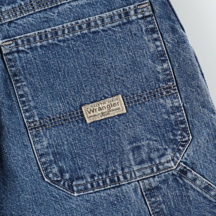 2000'S Wrangler Carpenter Denim Painter Shorts, Men's, Size W37 cotton blue type Vintage Second Hand