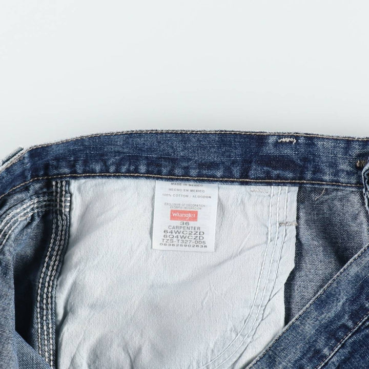 2000'S Wrangler Carpenter Denim Painter Shorts, Men's, Size W37 cotton blue type Vintage Second Hand