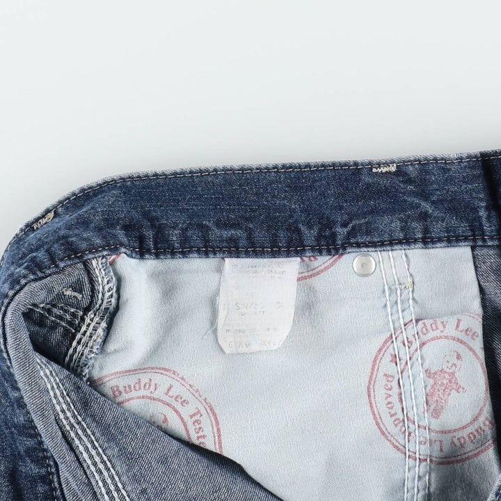 Lee DUNGAREES Denim Painter Shorts, Men's Size W37 (approx.) unclear blue type Vintage Second Hand