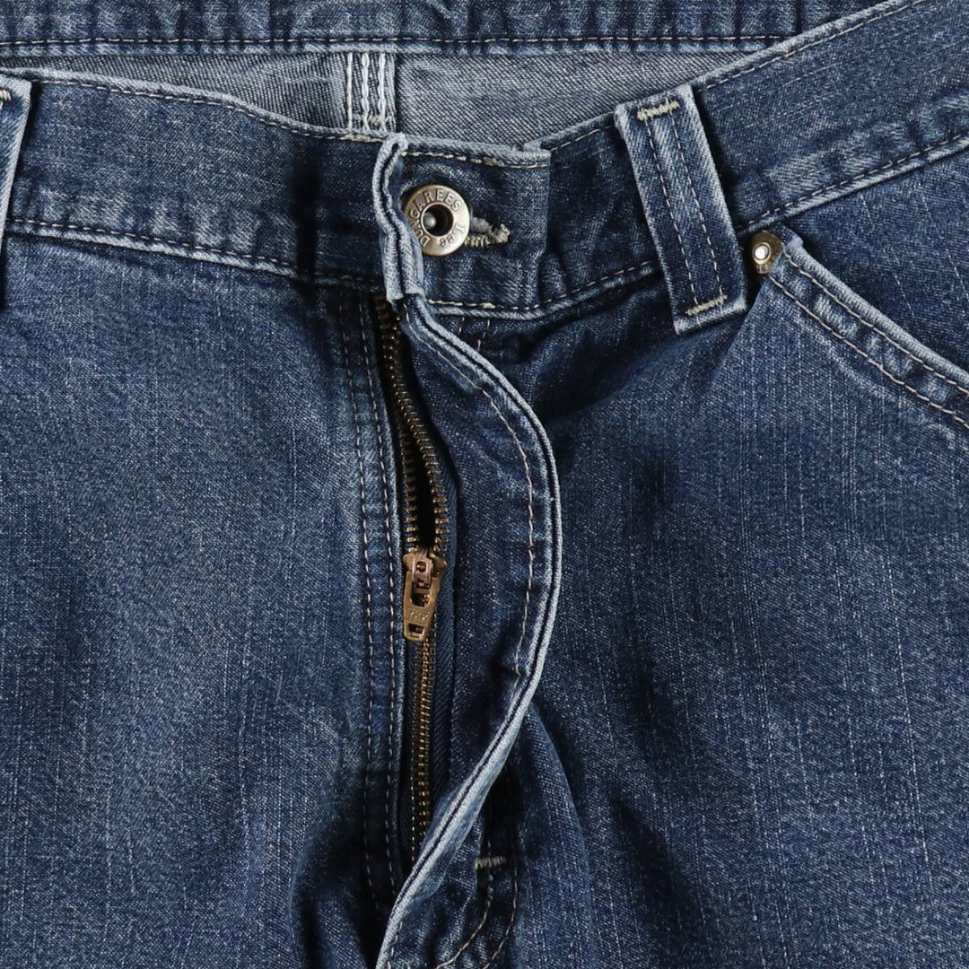 Lee DUNGAREES Denim Painter Shorts, Men's Size W37 (approx.) unclear blue type Vintage Second Hand