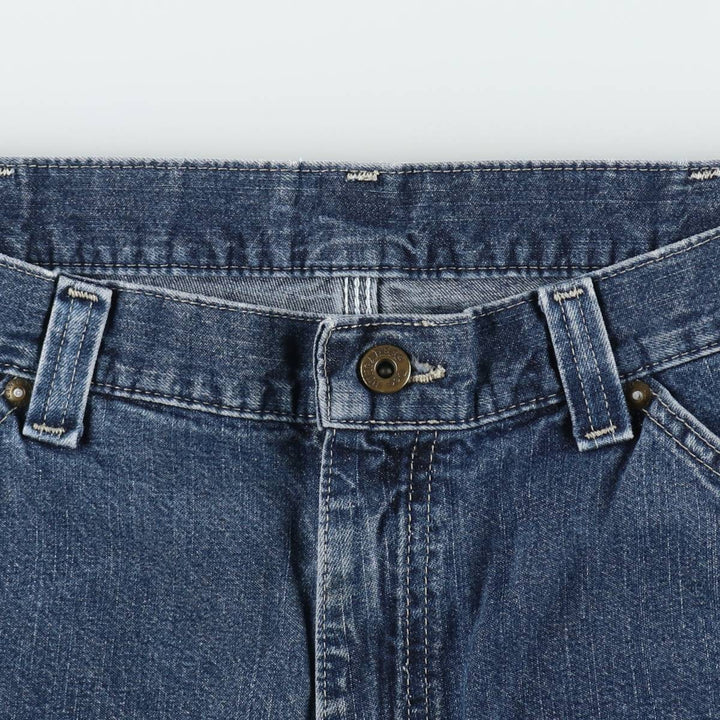 Lee DUNGAREES Denim Painter Shorts, Men's Size W37 (approx.) unclear blue type Vintage Second Hand