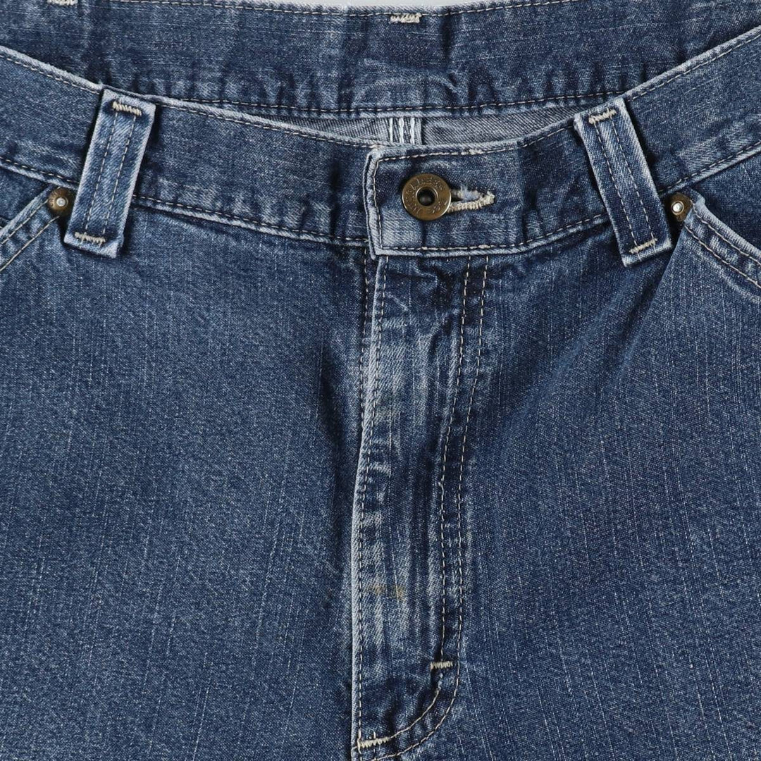 Lee DUNGAREES Denim Painter Shorts, Men's Size W37 (approx.) unclear blue type Vintage Second Hand