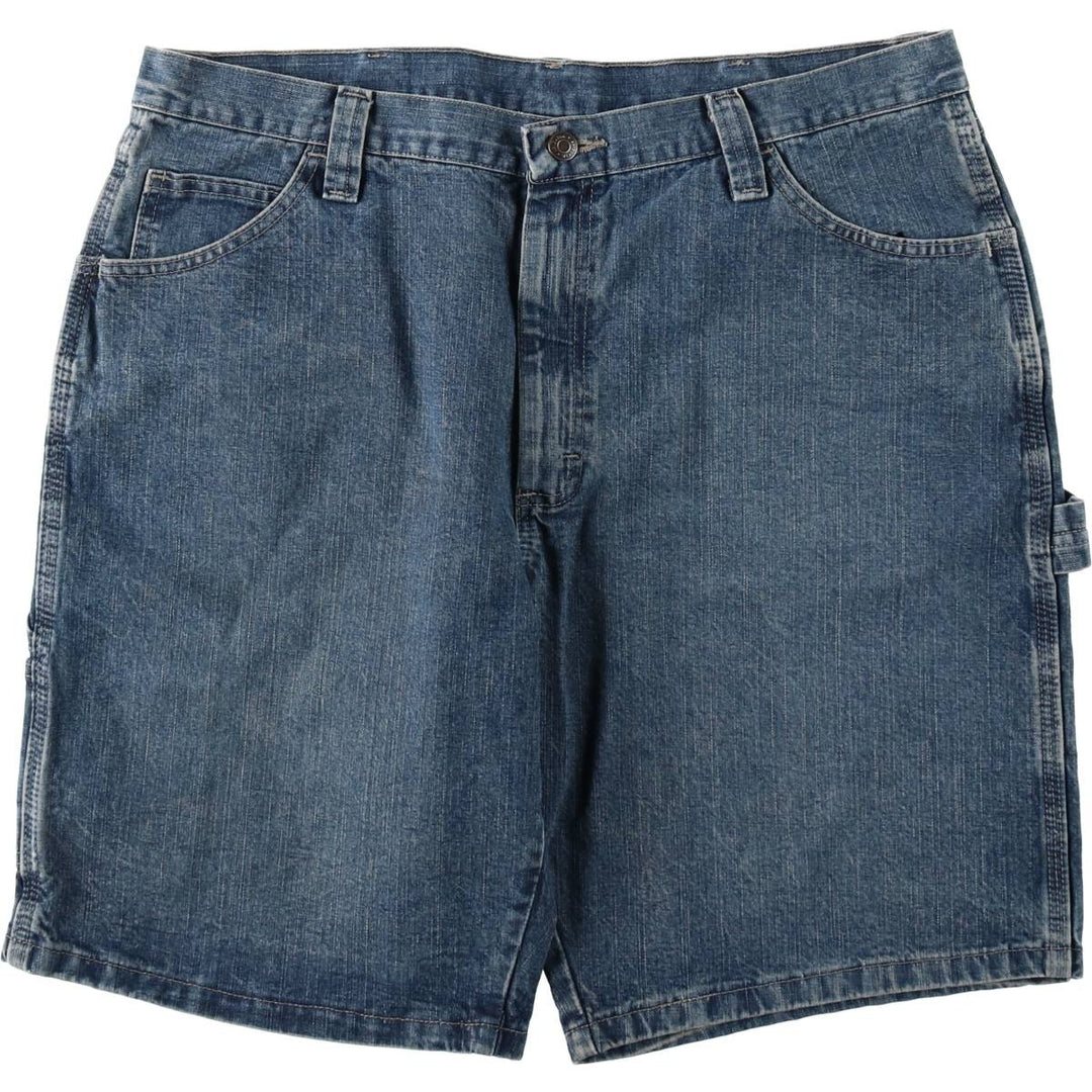 Wrangler Carpenter Denim Painter Shorts (Men's W37 equivalent) cotton blue type Vintage Second Hand