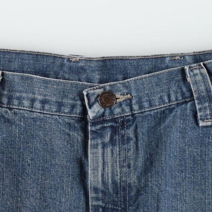 Wrangler Carpenter Denim Painter Shorts (Men's W37 equivalent) cotton blue type Vintage Second Hand