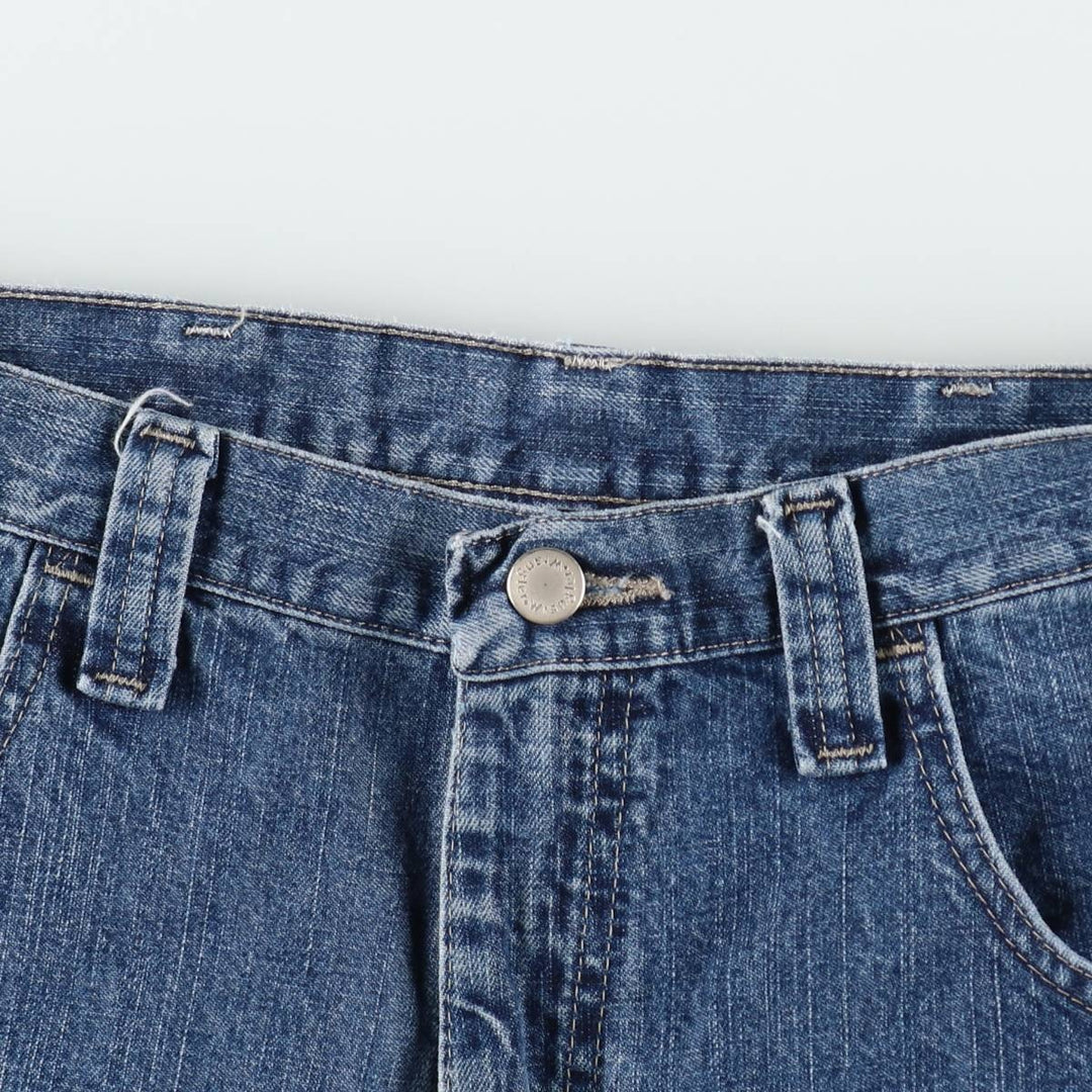 Wrangler Carpenter Denim Painter Shorts (Men's W34 equivalent) cotton blue type Vintage Second Hand