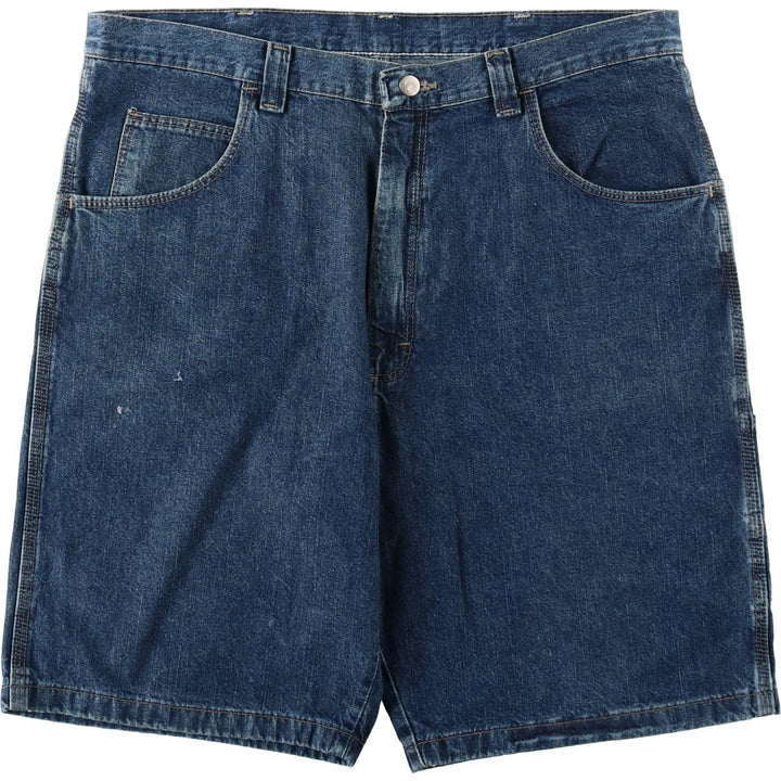 Wrangler denim shorts, men's size W38 (approx.) cotton blue type Vintage Second Hand