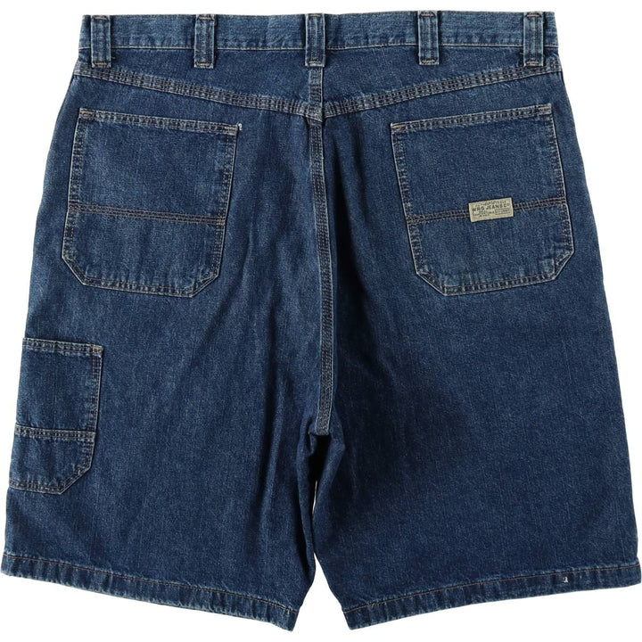 Wrangler denim shorts, men's size W38 (approx.) cotton blue type Vintage Second Hand