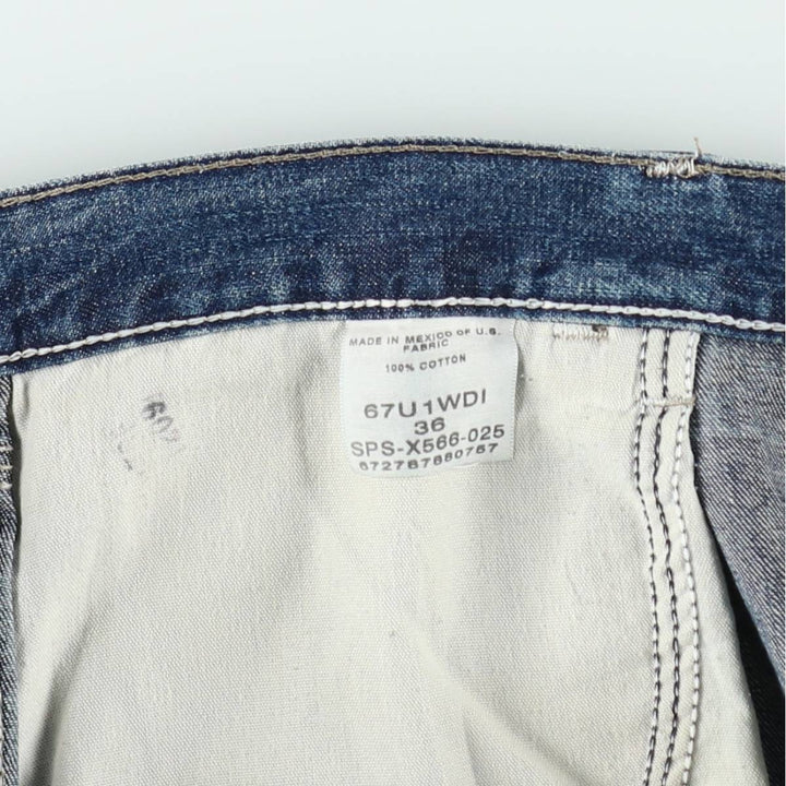 Wrangler denim shorts, men's size W38 (approx.) cotton blue type Vintage Second Hand